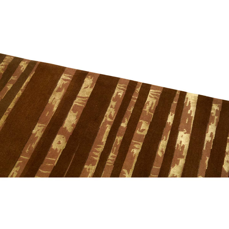 Hand Woven Cotton and Wool Area Rug