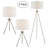 Ensemble 3 pièces de lampes de table et sur pied Altraud-57968165