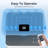 Electactic 10,000 Btu Portable Air Conditioner ,4-in-1 Cooling Portable Ac Cools Up To 450 Sq.ft With Led Display/remote/24hrs Timer For Home/office/dorms