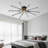10-Light Linear Ceiling Light with Remote Control-1623439307