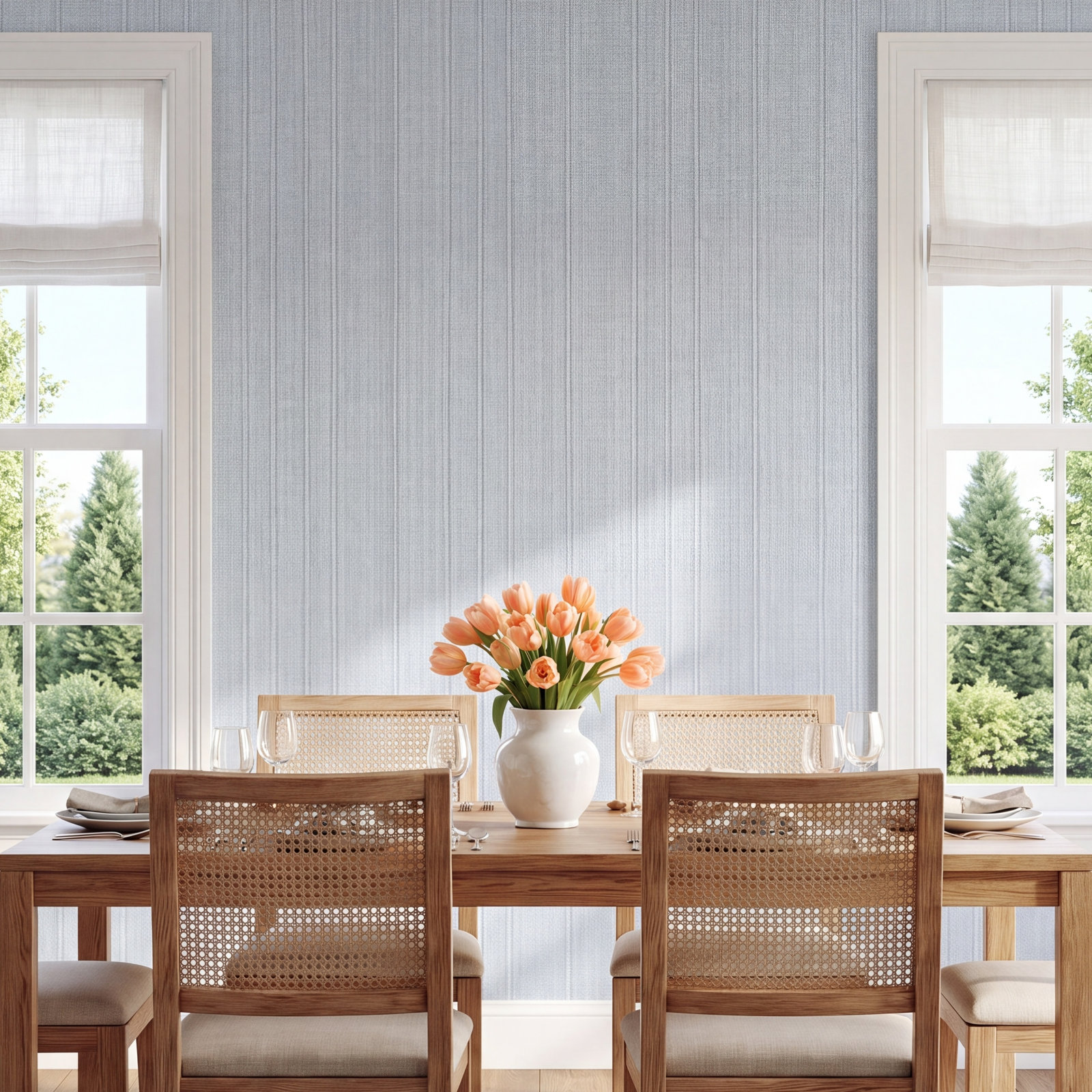 Vancouver Modern Striped Wallpaper