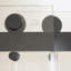 Porte de douche coulissante double sans cadre pour salle de bain-126429427