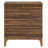 Render Large 3-Drawer Nightstand In Walnut