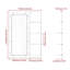 Armoire à pharmacie 24 po x 30 po avec miroir pour salle de bain, miroir de salle de bain mural avec rangement, tablettes réglables, cadre en aluminium, fixation en surface-1131643559-1131643558