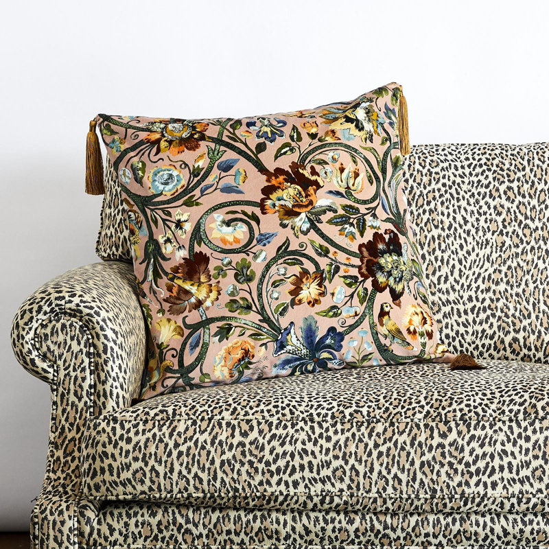 Gaia Large Throw Square Pillow Cover & Insert