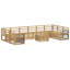  Outdoor Sofa Set 11 pcs Solid Acacia Wood Sectional Garden Furniture