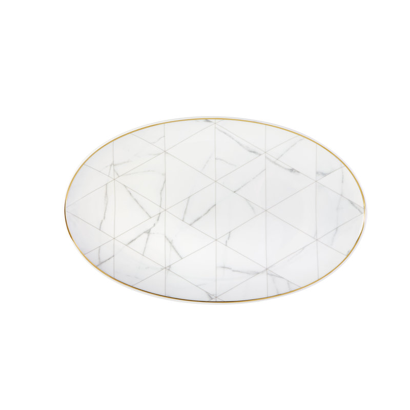 Carrara Porcelain China Platter