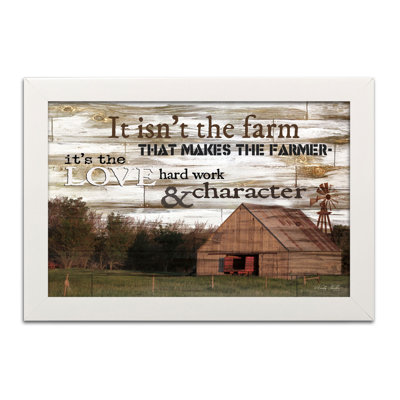 « it not the farm » par cindy jacobs, impression sur toile