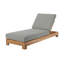 2 Pacific Teak Outdoor Chaise Loungers-1215461696