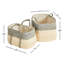 Jumelle Handmade Seagrass Basket With Handles - Set of 2