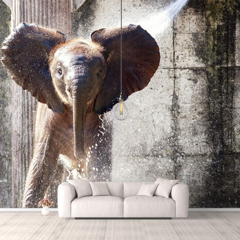 Elephant, 8.33' W x 12' L