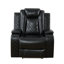 Ensemble de canapé de salon inclinable électrique en cuir 3 pièces avec lumières DEL et station de charge sans fil Charolett-1470294940