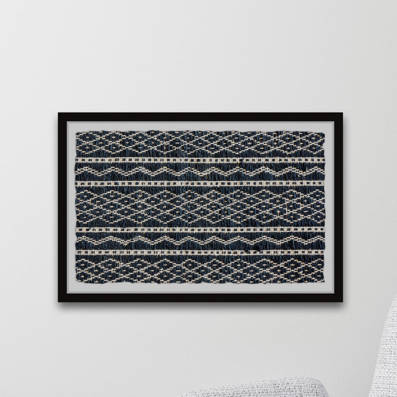Wave Patterns - Single Picture Frame Print, 38cm H x 45cm W x 3.81cm D