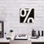 «P ponctuated Black Square 4» par Michael Mullan, art mural sur toile-158051459
