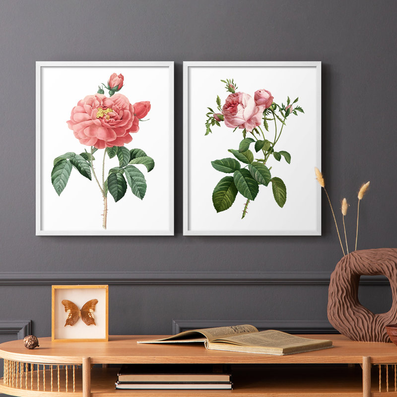 «Botanical Beauty III», reproduction encadrée de qualité supérieure - prête à être accrochée - aucun clou requis - aucun clou requis