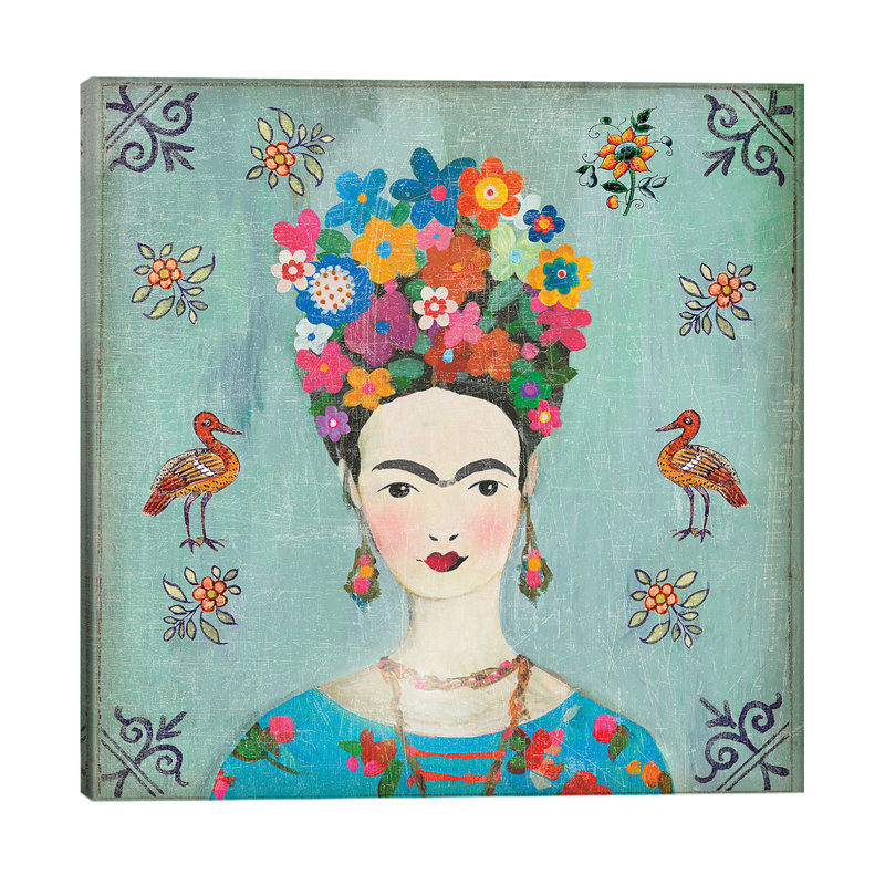 Farida by Aimee Wilson - Floater Frame Painting on Canvas, No Framed, 30.48 cm H x 30.48 cm W