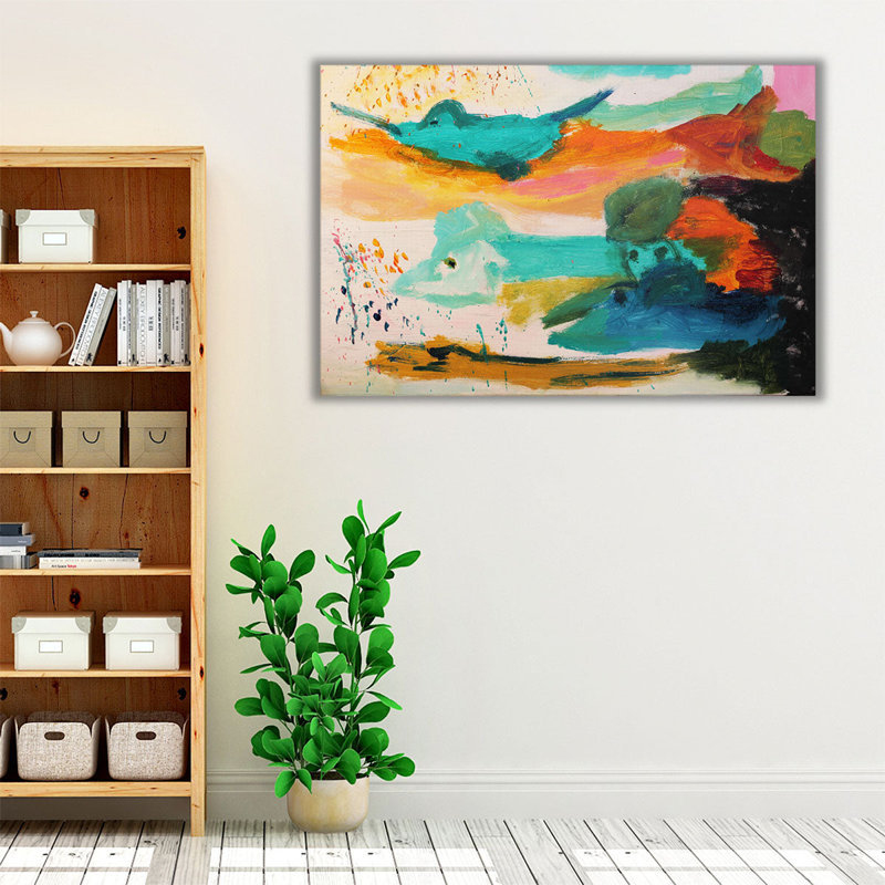 «Floating», reproduction d'art sur toile, H 24 po x l 36 po