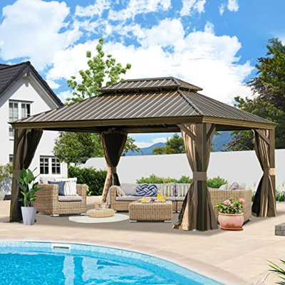 All-weather Gazebo Aluminum Elegant Design For Backyard Events