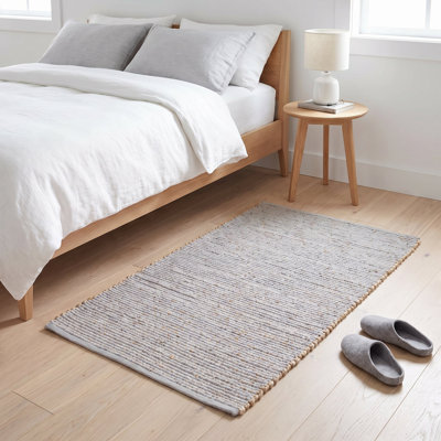 Colston Jute and Cotton Braided Farmhouse Rug
