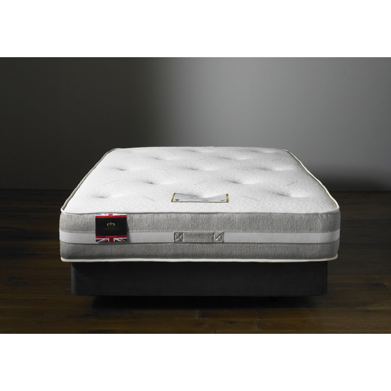 Open Coil Mattress with Orthopedic Support, Med-Firm feel, Hand tufted button., Small Double (4')