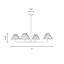Pearson 4-Light Chandelier-1800774460