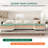L Shaped Sectional, Modular Sectional Sofa For Living Room, Beige-375391852