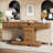 Modern Console Table for Living Room, 63-Inch Wood Entryway Table, Sofa Table
