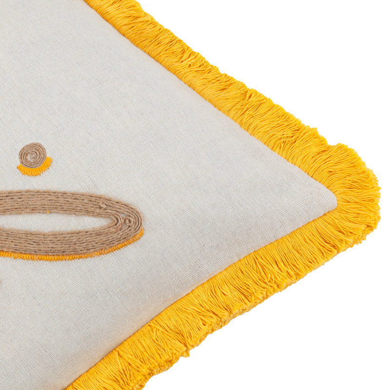 Soleil Yellow Rectangular Cushion Cover