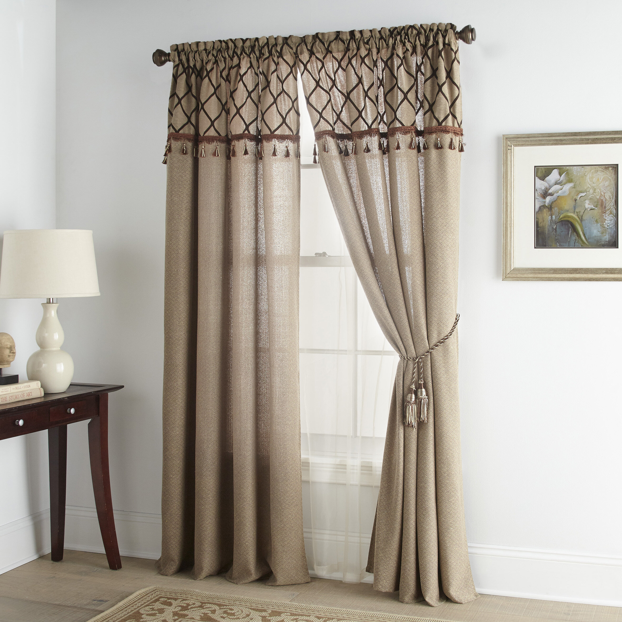 Willa Arlo Interiors Magner Polyester Semi-Sheer Curtain Pair & Reviews