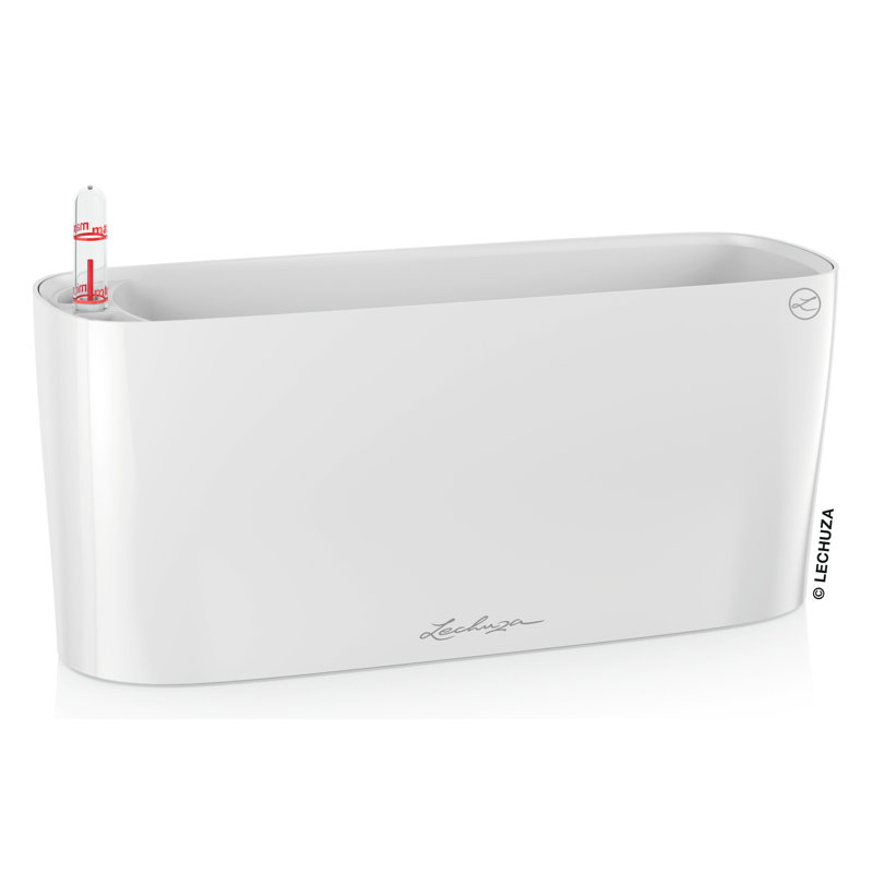 Delta Premium Window Box Planter, White, 13cm H x 30cm W x 11cm D