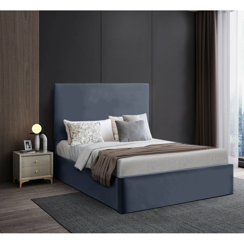 Celeste Bed Frame Upholstered Bed, Steel, Double (145 x 211cm)