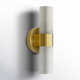 Conners Single Light Stone Dimmable Flush Mounted Sconce