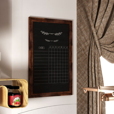 Flash Furniture Yes Porcelain Wood Chalkboard