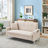 57" Modern Loveseat Sofa With Throw Pillows And Storage-401557198