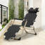chaise longue noire
