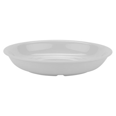 GET B-875-DW Melamine Shallow Serving Bowl, 28 Ounce, White (Set of 12)