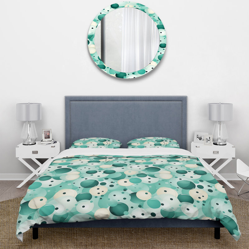 Ensemble de housse de couette Coastal Tranquility, Housse de couette pour grand lit et 2 taies décor