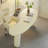White Curved Solid Wood Writing desk-301537896-301537898