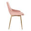 Baring Dining Accent Chair in Velvet Upholstery and Metal Legs-229191060-229191065
