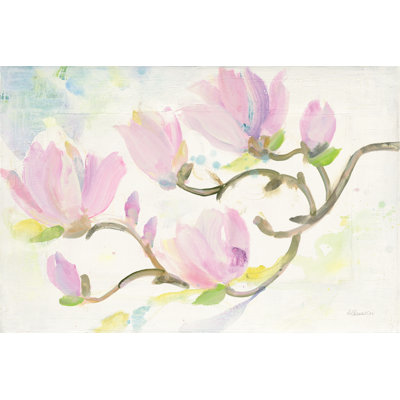 Flowering Branches by Albena Hristova - Wrapped Canvas Painting