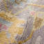Iris Hand Knotted Wool Floral Area Rug in Gray/Yellow/Pink-998256933