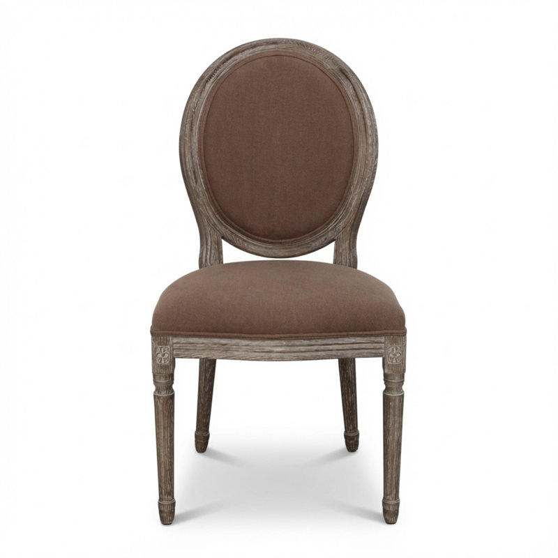 Mocha Brown Medallion Side / Dining Chair