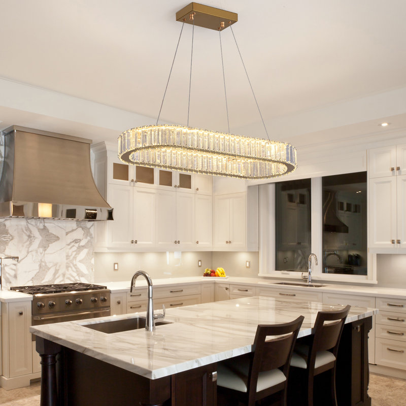 Coreopsis 1 - Light Crystal LED Chandelier