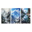 «Canada Majestic Peaks», 3 pièces sur toile-367532868-367532871