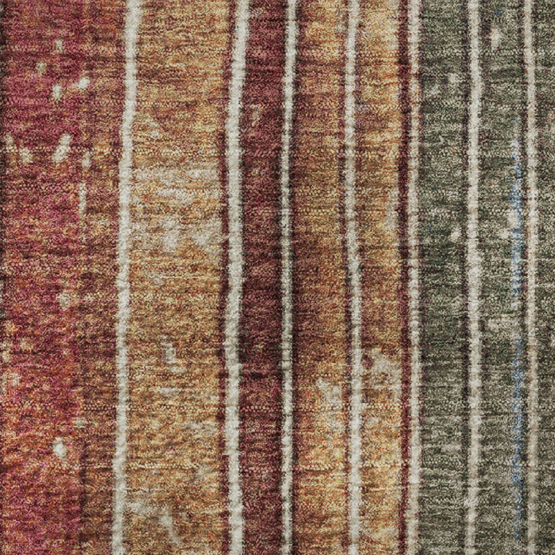 Premium Machine Washable Millbrook AMF1962 Stripes Rug, Rectangle 2'6" x 3'10"