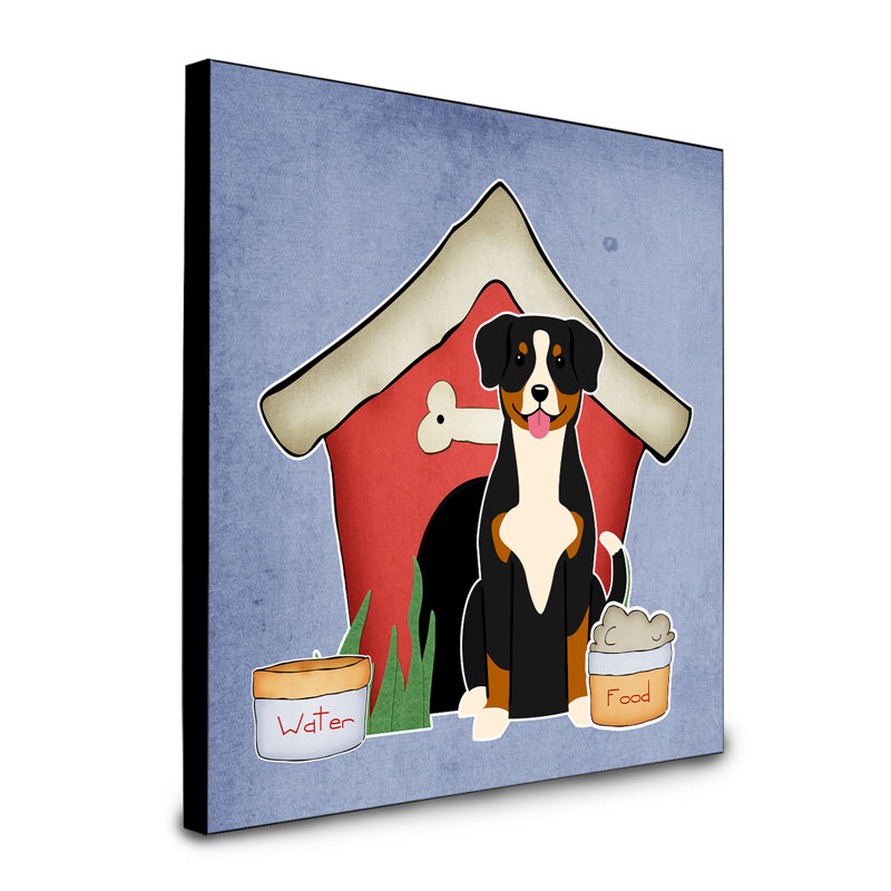 Panneau mural d’art collection dog house Scarvinia, Bouvier de l’Entlebuch