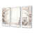 Cadre flottant blanc