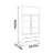 Classic large capacity storage bookcase