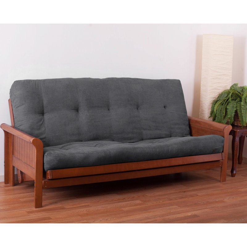 Matelas de futon en mousse Abe, 8", Double, Gris