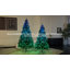 Sapin de Noël artificiel mince en PVC préilluminé de 2,3 m. Sapin de Noël intelligent aux couleurs RVB changeantes.-1935067456